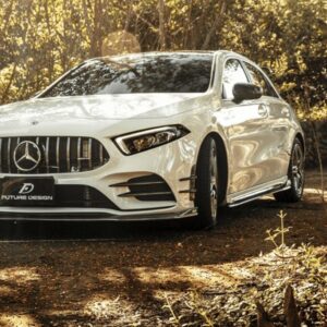 FUTURE DESIGN - MERCEDES BENZ A CLASS W177 CARBON FIBER FRONT LIP V2