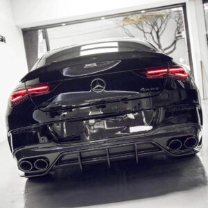 FUTURE DESIGN - MERCEDES BENZ C118 CLA35 CLA45 CARBON FIBRE REAR DIFFUSER