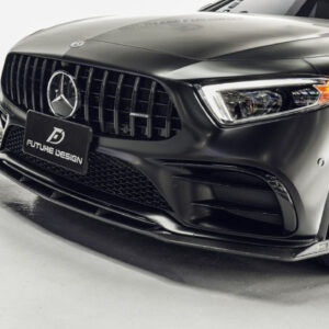 FUTURE DESIGN - MERCEDES BENZ CLS W257 DRY CARBON FIBRE FRONT LIP GTS STYLE