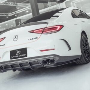 FUTURE DESIGN - MERCEDES BENZ CLS W257 DRY CARBON FIBRE REAR DIFFUSER