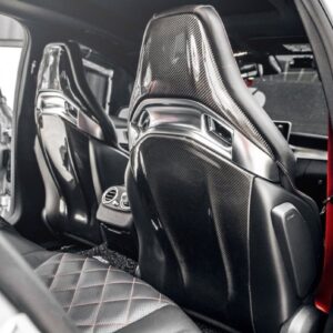 FUTURE DESIGN - MERCEDES BENZ W205 C63 / C63S / C43 / C117 CLA45 CARBON FIBRE  BUCKET SEAT BACK COVER