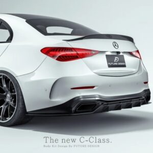 FUTURE DESIGN - MERCEDES BENZ W206 C CLASS C300 CARBON FIBRE REAR DIFFUSER