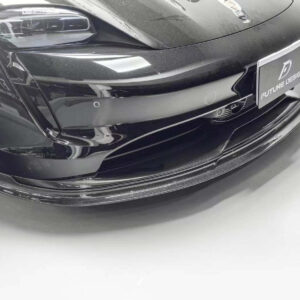 FUTURE DESIGN - PORSCHE TAYCAN CARBON FIBRE FRONT LIP SPLITTER