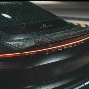 FUTURE DESIGN - PORSCHE TAYCAN CARBON FIBRE REAR SPOILER V2
