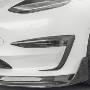 FUTURE DESIGN - TESLA MODEL 3 DRY CARBON FRONT BUMPER CANARD