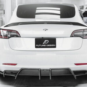 FUTURE DESIGN - TESLA MODEL 3 DRY CARBON REAR SPOILER
