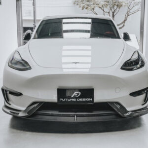 FUTURE DESIGN - TESLA MODEL Y DRY CARBON FIBRE FRONT LIP