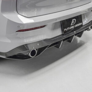 FUTURE DESIGN - VOLKSWAGEN GOLF MK8 GTI / R LINE CARBON FIBRE REAR DIFFUSER