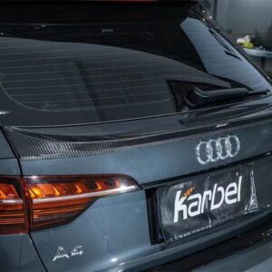 KARBEL - AUDI A4 AVANT ALLROAD B9 B9.5 CARBON FIBRE MID BOOT SPOILER