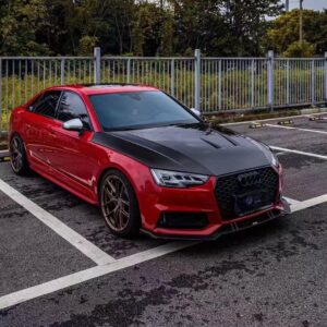 KARBEL - AUDI A4 / S4 / RS4 B9 B9.5 CARBON FIBRE HOOD / BONNET V1
