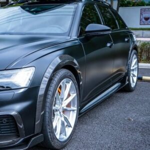 KARBEL - AUDI A6 AVANT C8 2020+ CARBON FIBRE SIDE SKIRTS