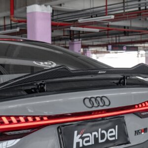 KARBEL - AUDI A7 S7 RS7 C8 DRY CARBON FIBRE REAR SPOILER V2