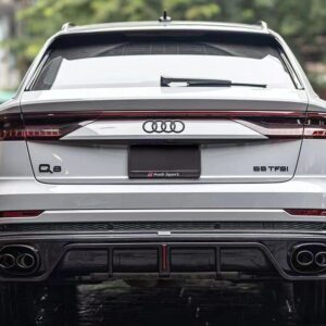 KARBEL - AUDI SQ8 Q8 S-LINE CARBON FIBRE LED REAR DIFFUSER