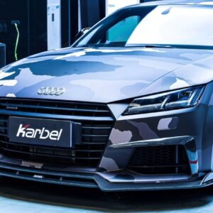 KARBEL - AUDI TTS & TT S-LINE CARBON FIBRE FRONT LIP SPLITTER