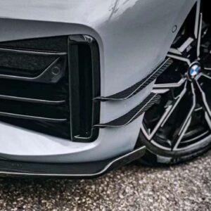 KARBEL - BMW i4 / 4 SERIES GRAN COUPE G26 CARBON FIBRE FRONT BUMPER CANARDS