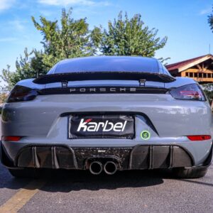 KARBEL - PORSCHE CAYMAN / BOXSTER 718 DRY CARBON REAR DIFFUSER