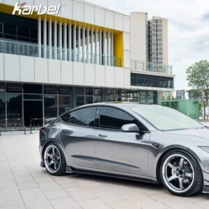 KARBEL- TESLA MODEL 3 HIGHLAND 2024+ CARBON FIBRE SIDE SKIRTS