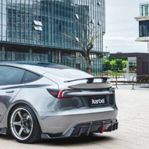 KARBEL - TESLA MODEL 3 HIGHLAND 2024+ DRY CARBON FIBRE REAR WING SPOILER