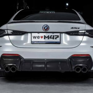 M47 - BMW 4 SERIES G22 / G23 DRY CARBON FIBRE REAR DIFFUSER