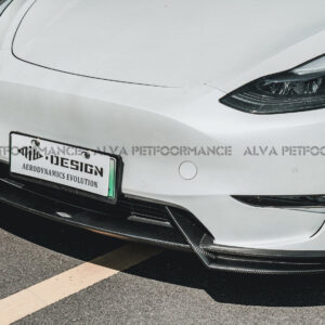 MIW DESIGN - TESLA MODEL Y DRY CARBON FIBRE FRONT LIP