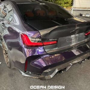 OCEAN DESIGN - BMW M3 G80 / 3 SERIES G20 DRY CARBON FIBRE REAR BOOT TRUNK LID COVER CSL STYLE