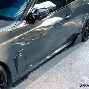 RA - BMW 4 SERIES G22 / G23 DRY CARBON FIBRE SIDE SKIRTS RA-4C