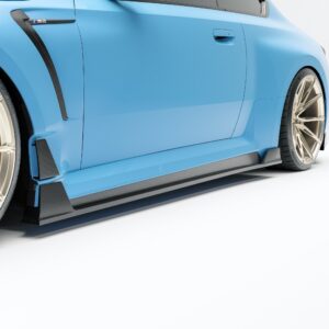 REVOZPORT - BMW M2 G87 CARBON FIBRE SIDE SKIRTS
