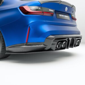 REVOZPORT - BMW M3 G80 DRY CARBON FIBER REAR DIFFUSER