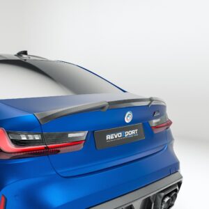 REVOZPORT - BMW M3 G80 DRY CARBON FIBER REAR SPOILER