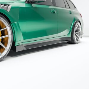 REVOZPORT - BMW M3 G81 CARBON FIBER SIDE SKIRTS