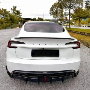 REVSTANCE - TESLA MODEL 3 HIGHLAND 2023+ GLOSS BLACK LED REAR DIFFUSER