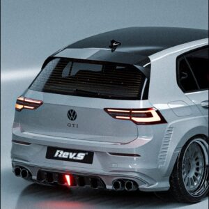 REVSTANCE - VOLKSWAGEN GOLF GTI MK8 ABS PLASTIC LED REAR DIFFUSER