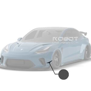 ROBOT - TESLA MODEL 3 HACKER WIDEBODY FRONT BUMPER CANARDS