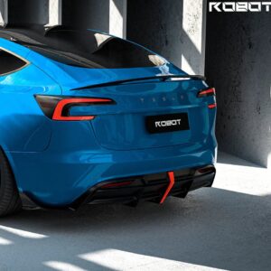 ROBOT - TESLA MODEL 3 HIGHLAND 2024+ FRP / CARBON FIBRE DUCKTAIL SPOILER "HACKER" STYLE