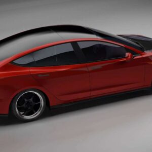 ROBOT - TESLA MODEL 3 HIGHLAND 2024+ FRP / CARBON FIBRE SIDE SKIRTS "HACKER" STYLE