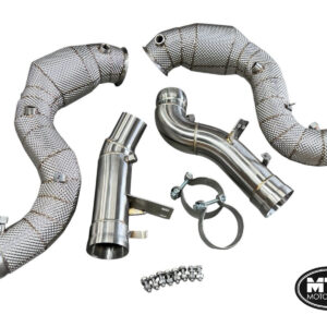 MERCEDES GLE 63S DOWNPIPES WITH 200 CELL HI-FLOW SPORTS CATS & HEAT SHIELD 2017-