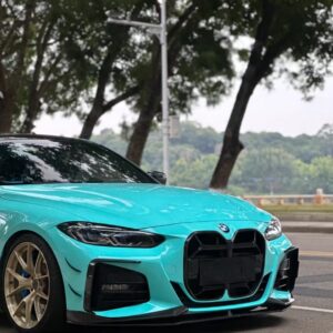 SOOQOO - BMW 4 SERIES G22 DRY CARBON FIBRE FRONT FOG LIGHT OVERLAYS