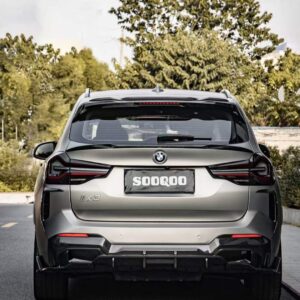 SOOQOO - BMW IX3 G08 DRY CARBON REAR TOP SPOILER
