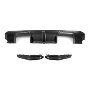 SOOQOO - BMW M3 G80 G81 / M4 G82 G83 CARBON FIBRE DIFFUSER WITH REAR SPLITTERS