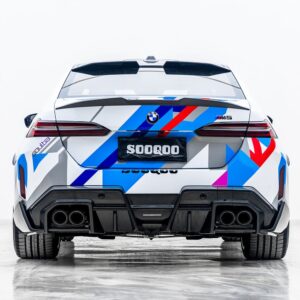 SOOQOO - BMW M5 G90 DRY CARBON FIBER REAR DIFFUSER