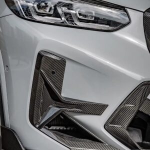 SOOQOO - BMW X3M F97 LCI DRY CARBON FIBRE FRONT AIR INLETS