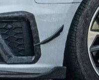 TAKD - AUDI A4 S LINE / S4 B9.5 CARBON FIBRE FRONT BUMPER CANARDS