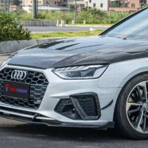 TAKD - AUDI A4 S LINE / S4 B9.5 CARBON FIBRE FRONT LIP SPLITTERS