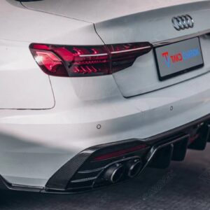TAKD - AUDI A4 S LINE / S4 CARBON FIBRE REAR DIFFUSER V2