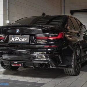 TAKD - BMW 3 SERIES G20 PRE LCI DRY CARBON FIBRE LED REAR DIFFUSER