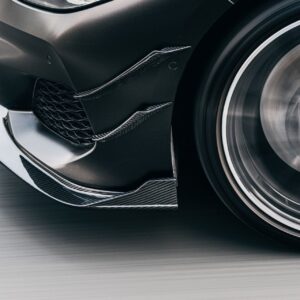 TAKD - BMW 8 SERIES G14 G15 G16 CARBON FIBRE FRONT BUMPER CANARDS
