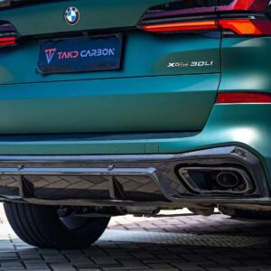 TAKD - BMW X5 G05 LCI DRY CARBON FIBRE REAR DIFFUSER