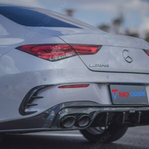 TAKD - MERCEDES BENZ CLA W118 DRY CARBON FIBRE REAR DIFFUSER