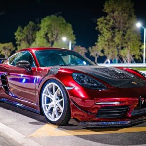 TAKD - PORSCHE CAYMAN / BOXSTER 718 DRY CARBON FRONT LIP