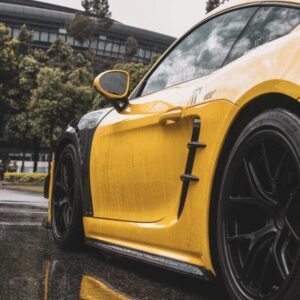 TAKD - PORSCHE CAYMAN / BOXSTER 718 DRY CARBON SIDE SKIRTS